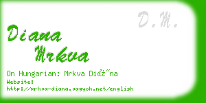 diana mrkva business card